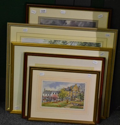 Lot 1208 - G H ";Griff"; Griffiths, Spring Harrogate, signed and dated (19)97, watercolour, together with...