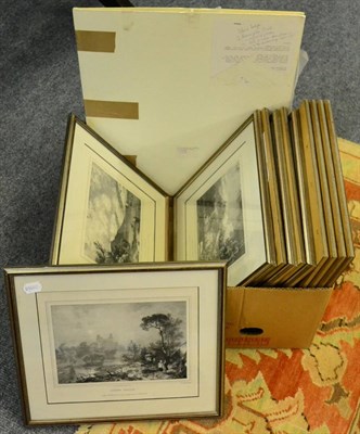 Lot 1213 - Eleven prints after Richard Parkes Bonington (2 unframed)