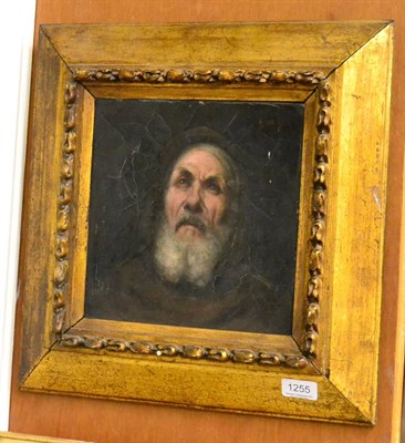 Lot 1255 - M Van Ysen (19th century) A head and shoulders portrait of a Franciscan Monk, signed and dated...