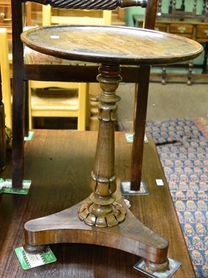 Lot 1341 - A small mahogany tripod table