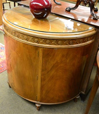 Lot 1397 - D shaped cabinet