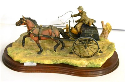 Lot 26 - Border Fine Arts 'The Country Doctor' (Man and Gig), model No. JH63 by Ray Ayres, limited...