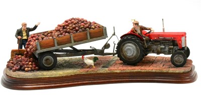 Lot 35 - Border Fine Arts 'Tipping Turnips', model No. B1037 by Ray Ayres, limited edition 72/950, on...