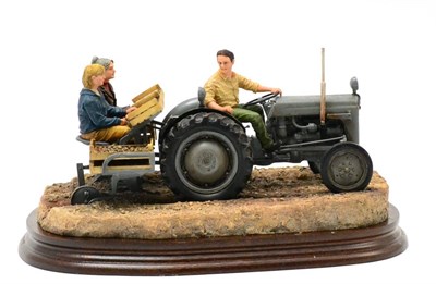 Lot 41 - Border Fine Arts 'Main Crop', model No. B1162 by Ray Ayres, limited edition 146/950, on wood...