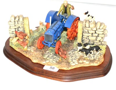 Lot 58 - Border Fine Arts 'New Technology Arrives Today' (Fordson Tractor), model No. JH46 by Ray Ayres,...