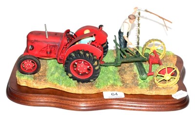 Lot 64 - Border Fine Arts 'The First Cut' (David Brown Cropmaster), model No. JH70, limited edition...