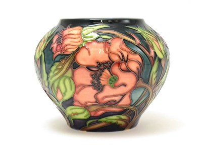 Lot 132 - A modern Moorcroft Lady Cecillia pattern 402/4 vase, designed by Rachel Bishop, numbered 2/200...