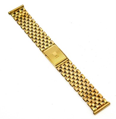 Lot 285 - A 9ct gold watch bracelet