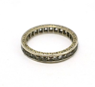 Lot 300 - A diamond set eternity ring