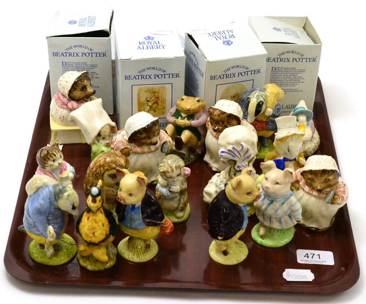 Lot 471 - Beswick Beatrix Potter figures including Mrs