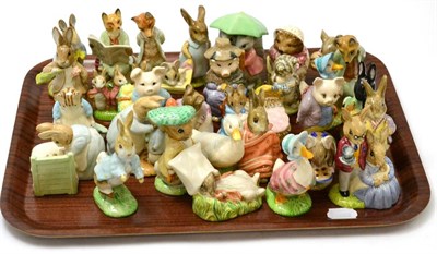 Lot 473 - Quantity of Royal Albert Beatrix Potter models and Royal Doulton Bunnykins models (30)