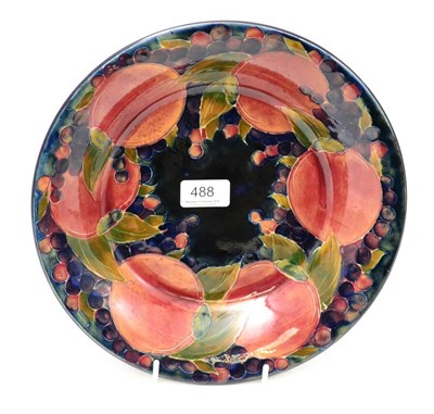 Lot 488 - An early Moorcroft pomegranate pattern bowl, signed to base (hairline)