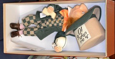 Lot 503 - R John Wright, limited edition (59/250) collector's doll, 'The Mad Hatter' - Alice in...