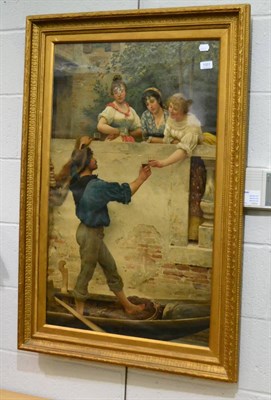 Lot 1001 - A print in a period gilt frame