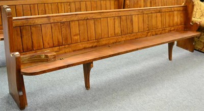 Lot 1029 - Pitch pine pew