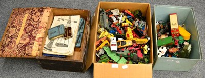 Lot 1078 - Various Minic models including a luton van and a quantity of mixed Diecast