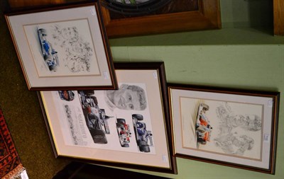 Lot 1122 - David Coultard - three Formula 1 prints (two signed limited editions)