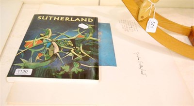 Lot 1130 - Two prints after Graham Sutherland and a one volume Graham Sutherland Exhibition at the Tate...