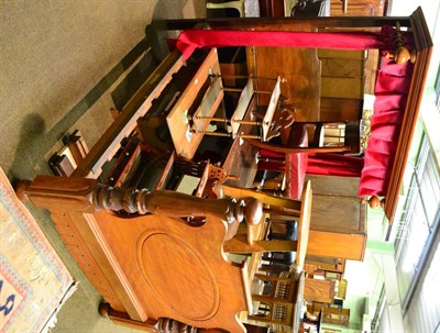 Lot 1183 - A Victorian half tester bed