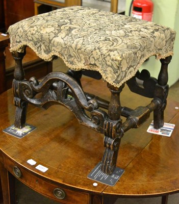 Lot 1293 - A 17th century style stool