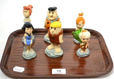 Lot 19 - Wade Flintstones collection (Fred, Wilma, Barney, Betty, Bamm Bamm and Pebbles) (6)