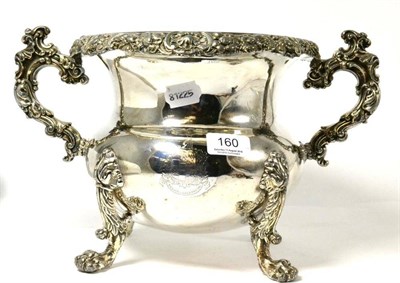 Lot 160 - A Victorian silver plated wine cooler