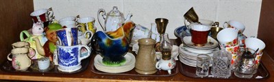 Lot 254 - A standard china Tudor shape tea service, Carlton ware, Tony Wood, decorative ceramics etc, one...