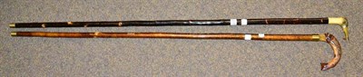 Lot 268 - A pair of show sticks