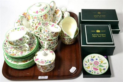 Lot 276 - Minton Haddon Hall tea service