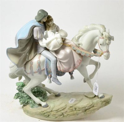 Lot 280 - A Lladro ";Love Story"; figural group, by Jose Puche, issued 1993, retired 2001