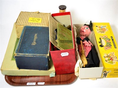 Lot 372 - Quantity of collectables including Pelham puppet The Witch, cased set of Tennyson's Works,...