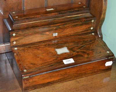 Lot 399 - An inlaid writing slope