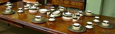 Lot 400 - Noritake Fitzgerald pattern dinner service, comprising two tureens and covers, vegetable dish, meat