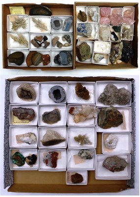 Lot 523 - A Collection of Worldwide Mineral Specimens, including Tourmaline, Epidote, Amethyst from Veracruz