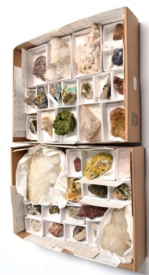 Lot 550 - * Two Trays of Thirty Three Assorted Specimens ,predominantly from Wanlockhead/Lead Hills Area,...