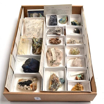 Lot 552 - * One Tray of Twenty Assorted Wanlockhead/Lead Hill and Scottish Mineral Specimens, including...