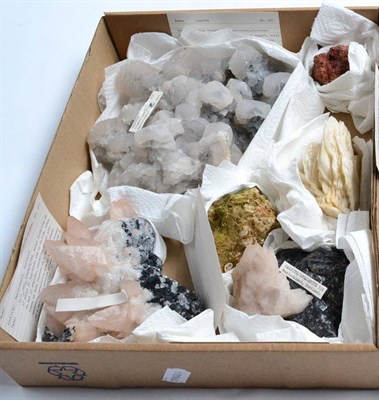 Lot 562 - * One Tray Containing Six Mineral Specimens from Lead Hills/Wanlockhead Area, Scotland...