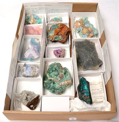 Lot 579 - * One Tray of Twelve Predominantly North and Central American Mineral Specimens, including...