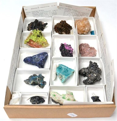 Lot 591 - * One Tray Containing Thirteen Specimens, predominantly from Tsumb, Namibia, including...