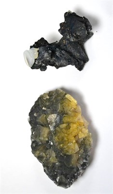 Lot 640 - Two Mineral Specimens Including, Smithsonite and Tennantite