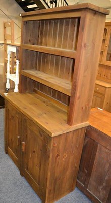 Lot 1019 - A modern stained pine dresser