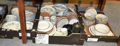 Lot 1124 - A quantity of Wedgwood Penshurst pattern wares together with a Wedgwood black coffee set and a...