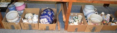 Lot 1125 - Ten boxes of teapots etc