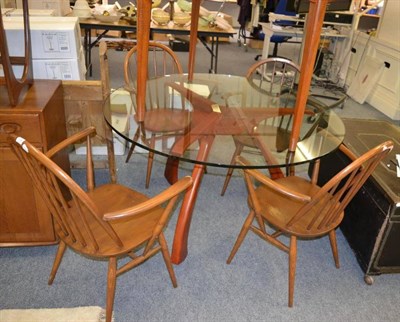 Lot 1134 - Four Ercol armchairs