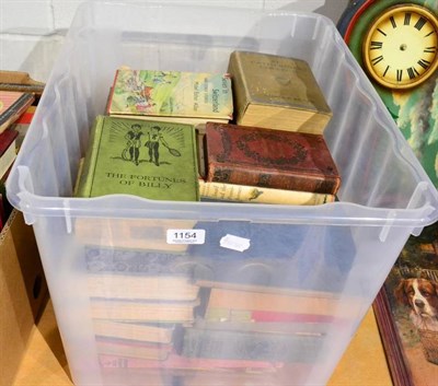 Lot 1154 - A box of miscellaneous 19th a 20th century children's books, various titles etc