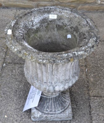 Lot 1161 - Composition campana urn, 58cm high