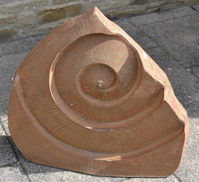 Lot 1164 - Dennis Kilgallon (Contemporary): ";Random Spiral";, high fired stoneware, impressed signature...