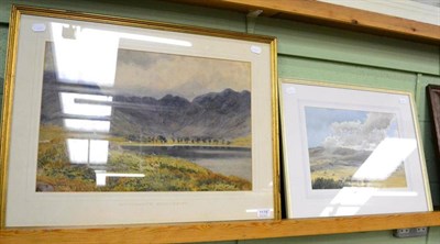 Lot 1178 - W Smallwood Winder ";Gatesgarth Buttermere";, signed and dated 1901, watercolour, together with...