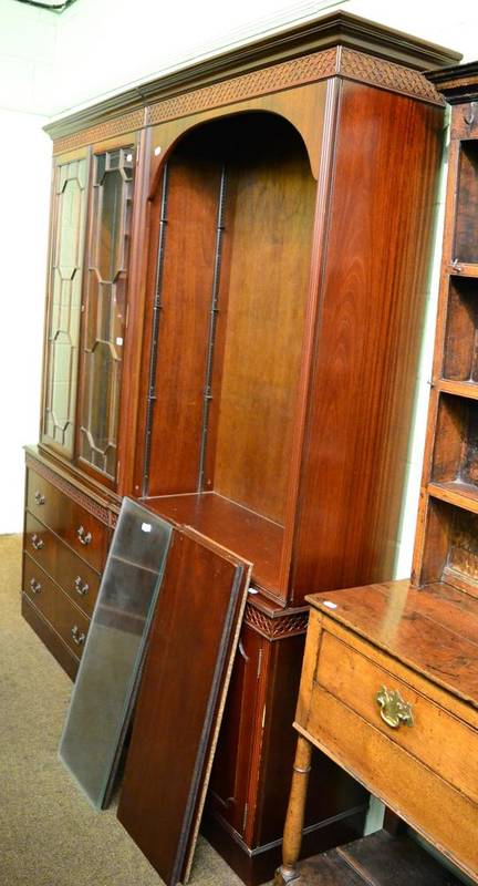 Lot 1323 - Two reproduction bookcases
