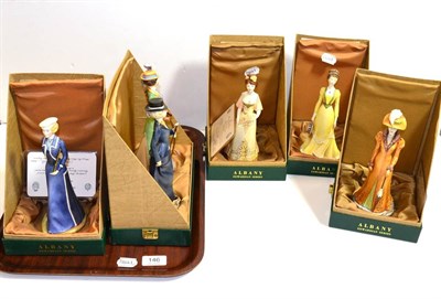 Lot 146 - Six Albany figures of ladies, all in original boxes